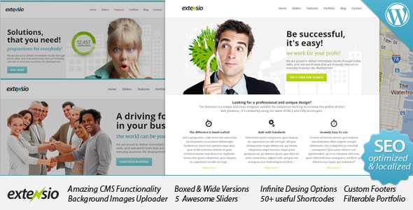 Extensio v1.3.0 - Themeforest Elegant and Minimal Business WP