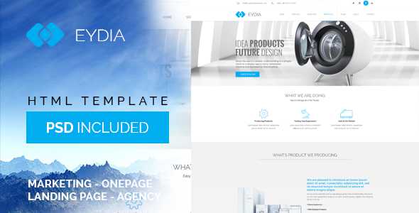 Eydia - Responsive Multi-Purpose HTML5 Template