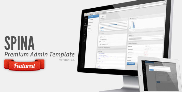 Spina - Themeforest Premium Admin Template + Tablet Theme