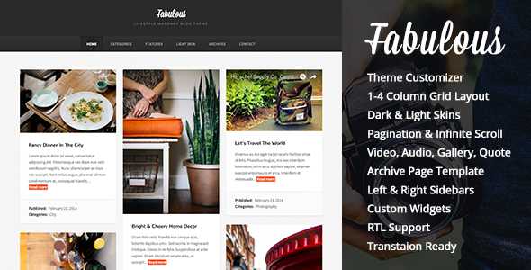 Fabulous v2.2 - Responsive Masonry Blog WordPress Theme