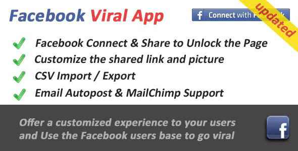 Facebook Viral and Marketing Social App v2.8.1