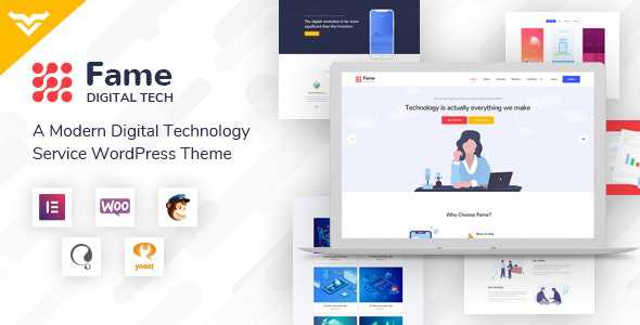 Fame v1.1 - Digital Technology/Service WordPress Theme