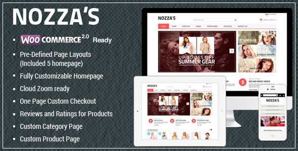 FashionZozza - Themeforest WooCommerce WordPress