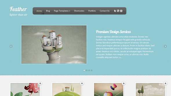 Feather ElegantThems WordPress Theme