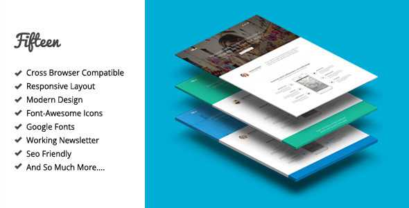 Fifteen - Responsive Landing Page Template