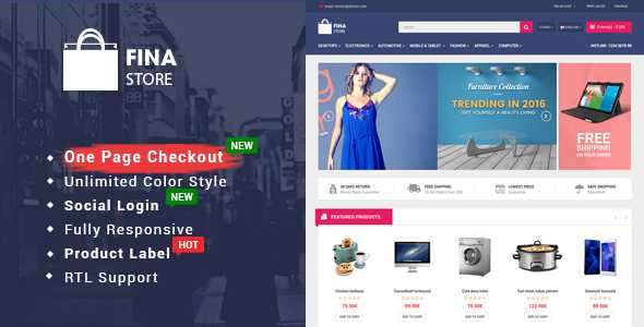 Fina v1.0.2 - Responsive Multipurpose OpenCart 2.3 Theme