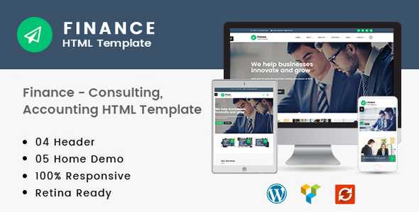 Finance - Consulting, Accounting HTML Template