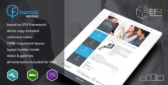 Financial Services - multipurpose Joomla template