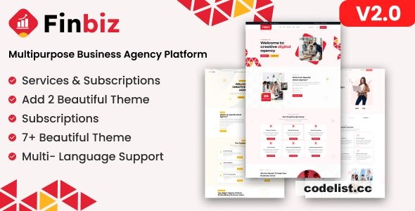 FinBiz v3.0.0 - Multipurpose Business Agency Platform