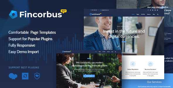 Fincorbus v1.2.0 - Finance Corporate WordPress Theme