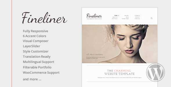 Fineliner v1.5.0 - Responsive Portfolio WordPress Theme