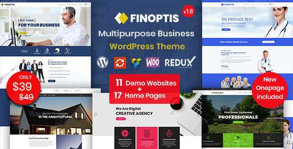 Finoptis v2.1 - Multipurpose Business WordPress Theme