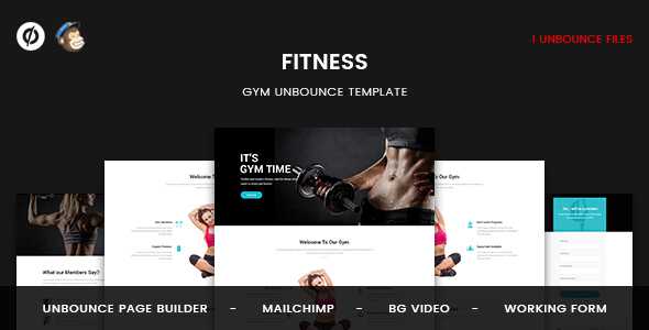 Fitness - GYM Unbounce Template