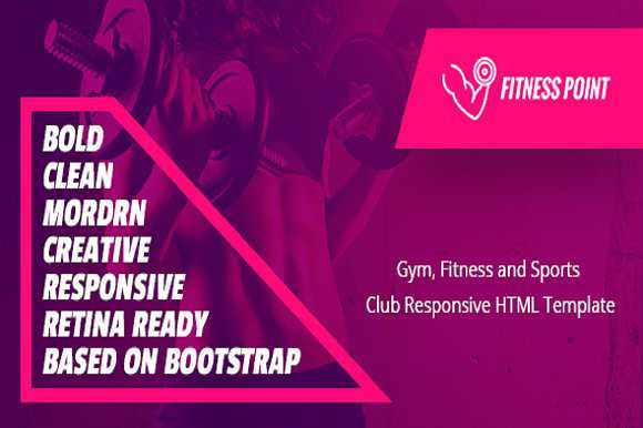 Fitness point - HTML Template
