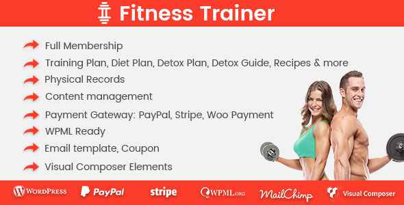 Fitness Trainer v1.3.5 - Training Membership Plugin