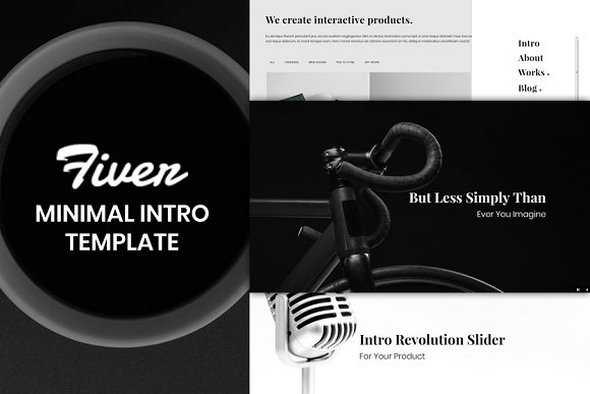 Fiver Html5 Intro + Template