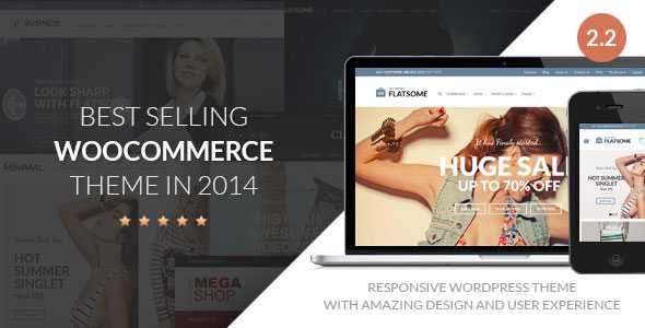 Flat v2.2 - Themeforest Responsive WooCommerce Theme