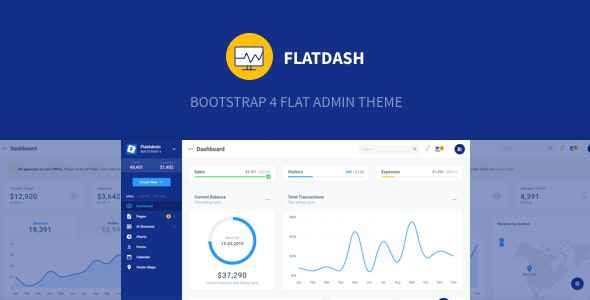 FlatDash v1.0.0 - Bootstrap 4 Flat Admin Theme