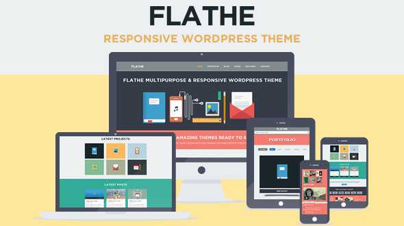 FLATHE – Mojothemes Responsive Flat WordPress Theme