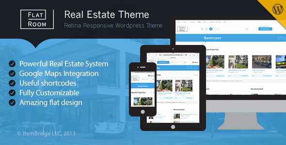 FlatRoom v1.2.3 - Responsive Real Estate WordPress Theme