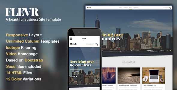Flevr - Business Site Template