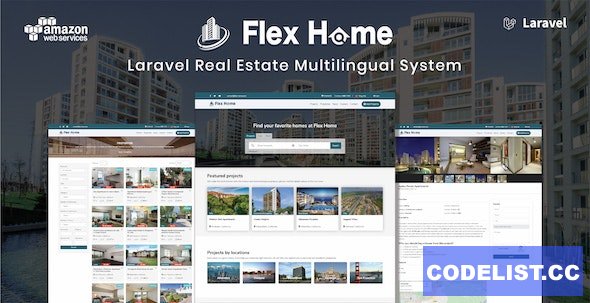 Flex Home v2.49.0 - Laravel Real Estate Multilingual System - nulled