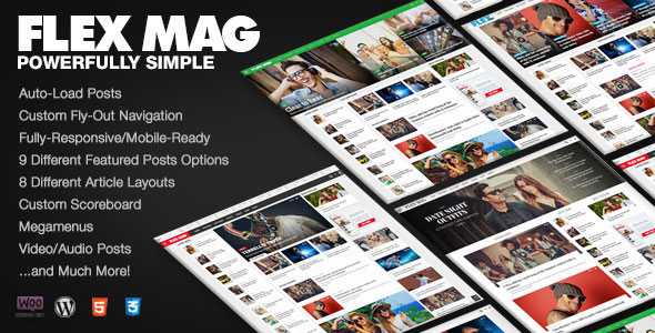 Flex Mag v3.0.1 - Responsive WordPress News Theme