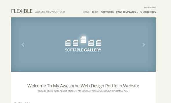 Flexible - ElegantThemes Wordpress Template