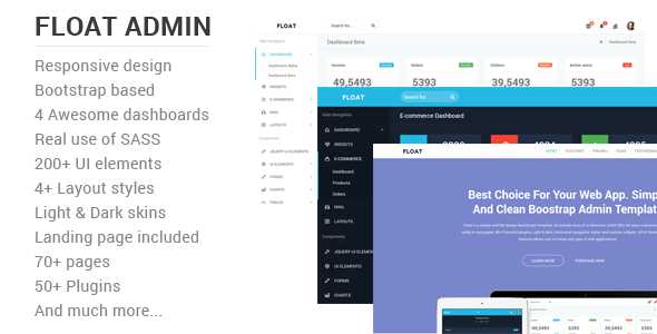 Float v1.2 - Responsive Bootstrap Web App Kit + Landing Page
