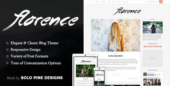 Florence v1.3 - A Responsive WordPress Blog Theme