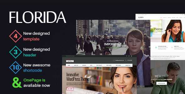 Florida v6.0.1 - Premium Multipurpose Responsive Theme