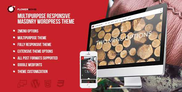 FlowerBomb - Multipurpose Responsive Masonry Theme