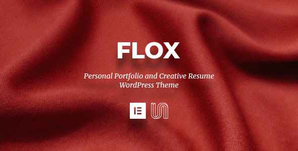 FLOX v1.0 - Personal Portfolio & Resume WordPress Theme