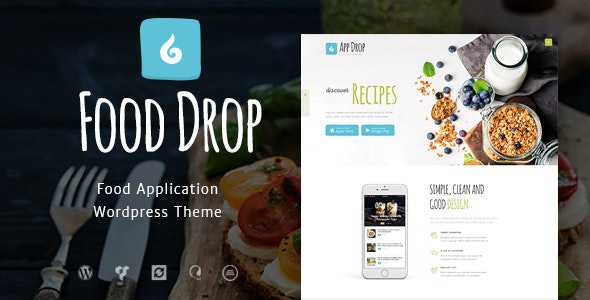 Food Drop v1.3 - Meal Ordering & Delivery Mobile App WordPress Theme