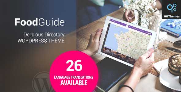 Food Guide v2.24 - Restaurant, Food and Drinks Directory Listing
