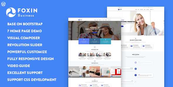 Foxin v1.1 - Responsive Business WordPress Theme