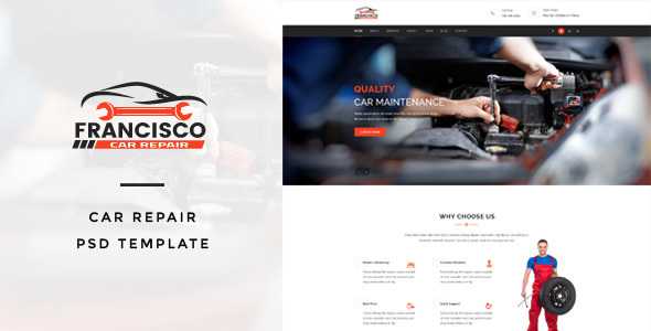 Francisco - Car Repair PSD Template