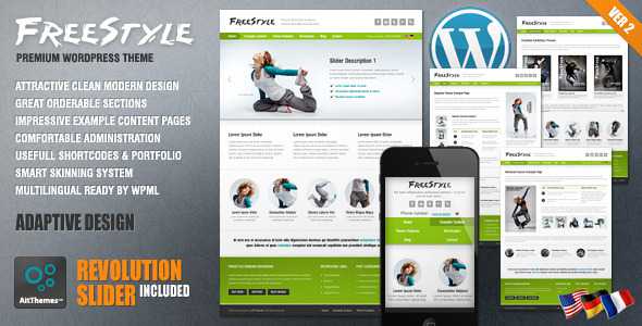 Freestyle Themeforest Responsive Wordpress Theme