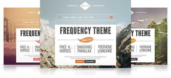 Frequency v1.0.1 - Yootheme Wordpress Theme