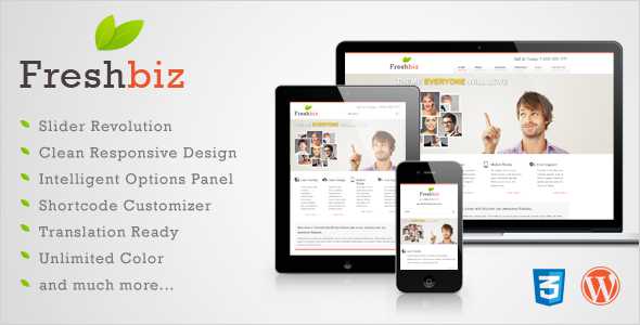 Freshbiz - Themeforest Responsive Business WP Theme