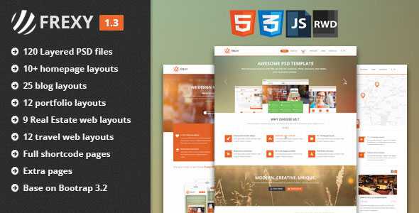 Frexy - Responsive Multi-purpose HTML5 Template