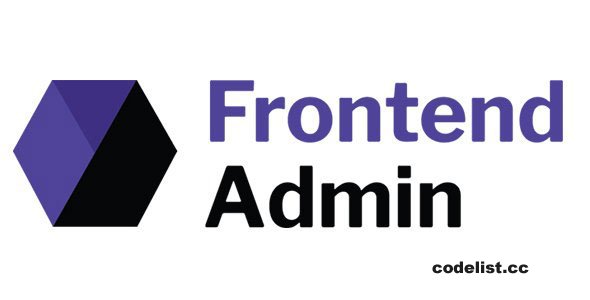 Frontend Admin Pro v3.28.12