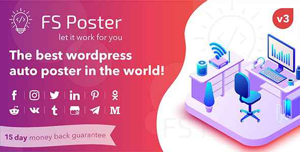 FS Poster v3.6.3 - WordPress auto poster & scheduler