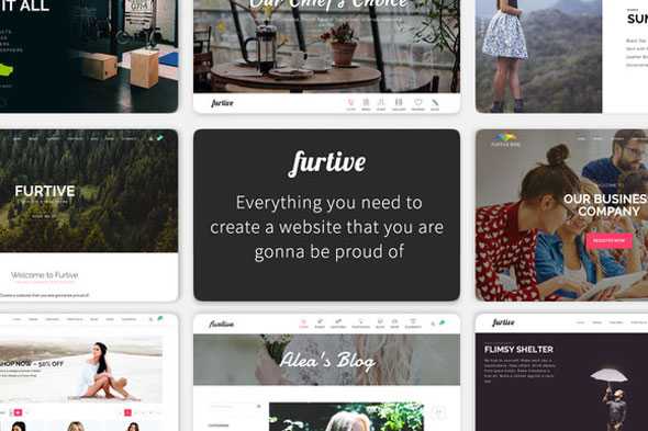 Furtive – Massive HTML5 Theme + Bonus