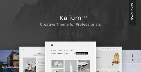 KALIUM V1.8.9.1 - CREATIVE THEME FOR PROFESSIONALS