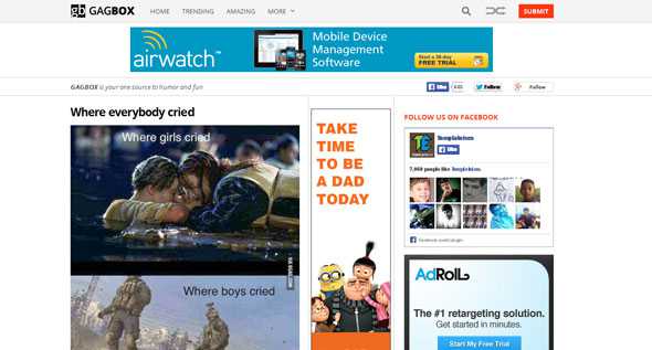 Gagbox - Blogger Template