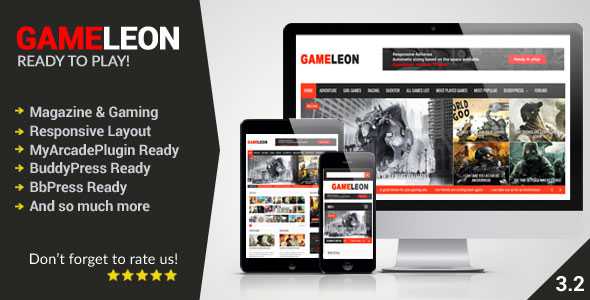 Gameleon v3.2 - WordPress Magazine & Arcade Theme