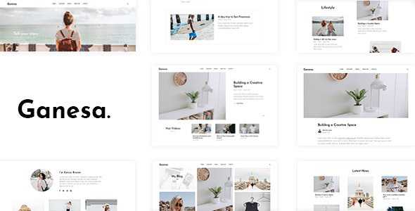 Ganesa v1.0.3 - Minimal WordPress Personal Blog Theme