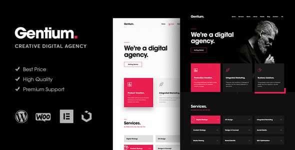 Gentium v1.1.2 - A Creative Digital Agency WordPress Theme