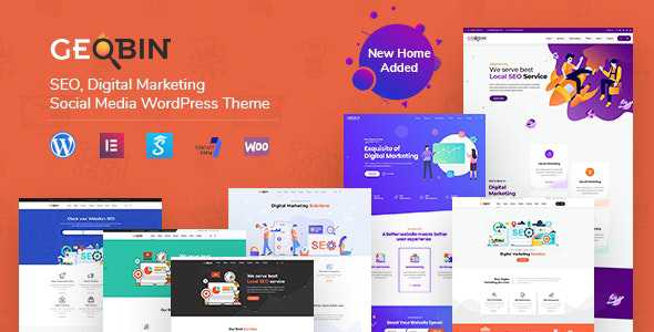 GeoBin v3.3 - Digital Marketing Agency, SEO WordPress Theme